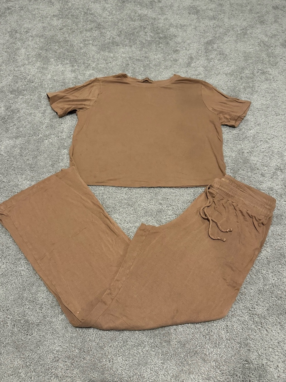 NUUDS Pajama Set in Cinnamon